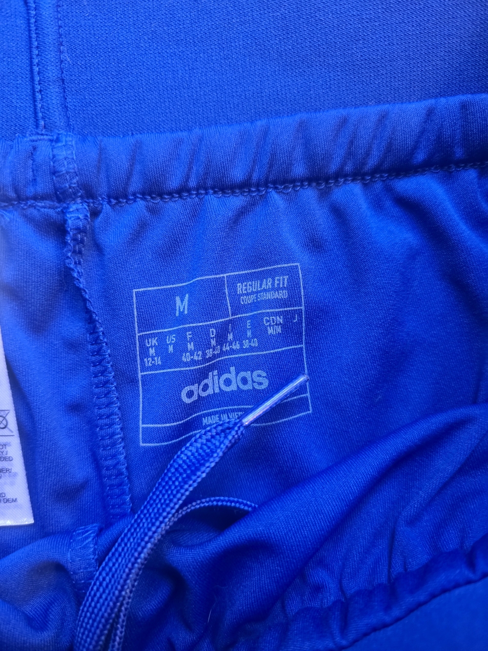 Adidas Women's Blue Athletic Shorts - Picture 2 of 3